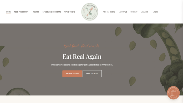 EatRealAgain.com